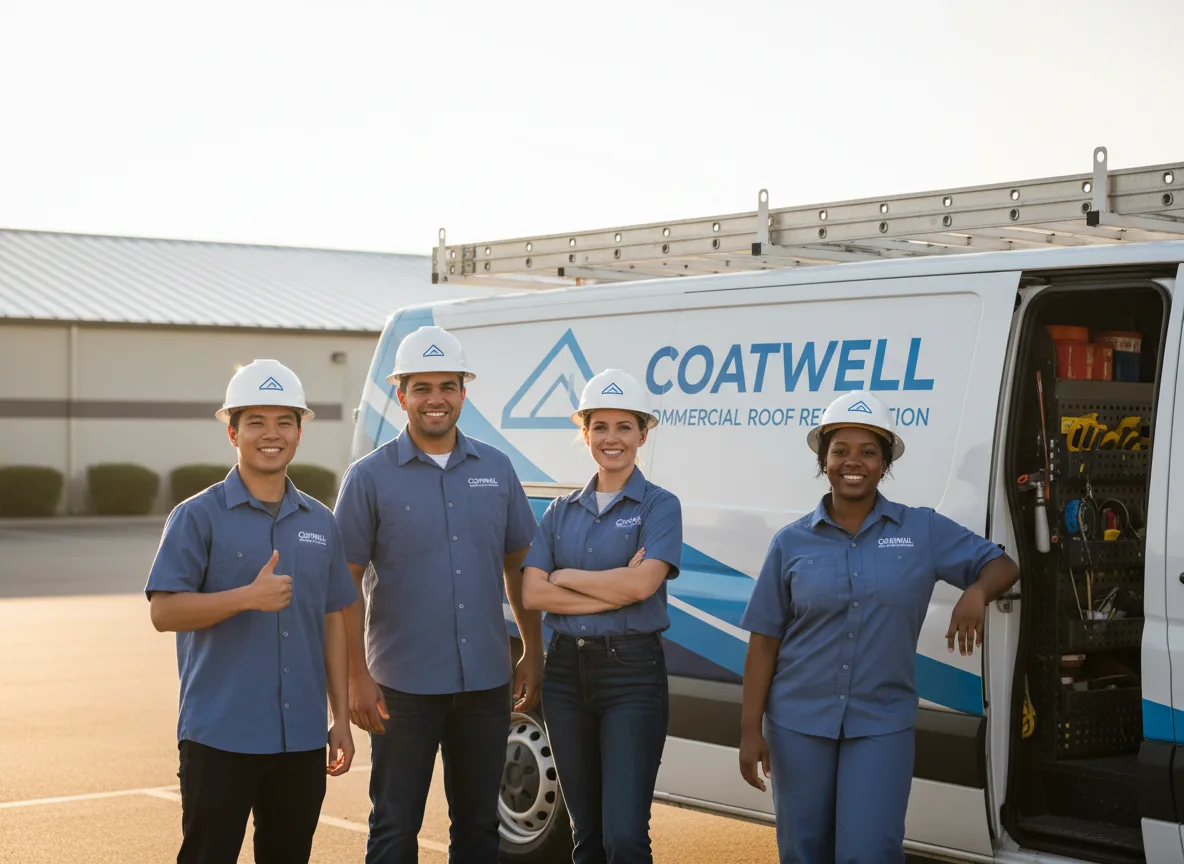 Commercial roof coating company in Shidler, OK